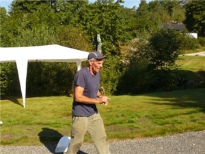 Bjørn Eidsvåg og Lisa Nilsson i Fred. Olsen parken 31. juli 2008