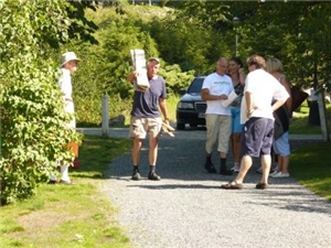 Bjørn Eidsvåg og Lisa Nilsson i Fred. Olsen parken 31. juli 2008