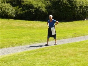 Bjørn Eidsvåg og Lisa Nilsson i Fred. Olsen parken 31. juli 2008