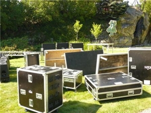 Bjørn Eidsvåg og Lisa Nilsson i Fred. Olsen parken 31. juli 2008