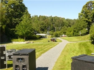 Bjørn Eidsvåg og Lisa Nilsson i Fred. Olsen parken 31. juli 2008