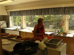 Bjørn Eidsvåg og Lisa Nilsson i Fred. Olsen parken 31. juli 2008