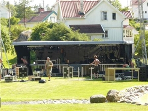 Bjørn Eidsvåg og Lisa Nilsson i Fred. Olsen parken 31. juli 2008