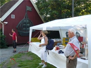 Bjørn Eidsvåg og Lisa Nilsson i Fred. Olsen parken 31. juli 2008