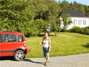 Bjørn Eidsvåg og Lisa Nilsson i Fred. Olsen parken 31. juli 2008