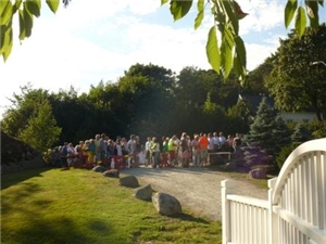 Bjørn Eidsvåg og Lisa Nilsson i Fred. Olsen parken 31. juli 2008