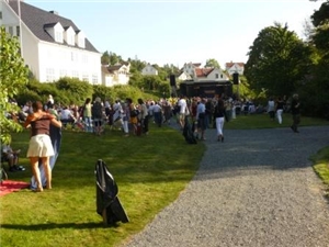 Bjørn Eidsvåg og Lisa Nilsson i Fred. Olsen parken 31. juli 2008