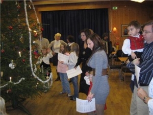 Juletrefest Hvitsten grendehus 4.1.2009