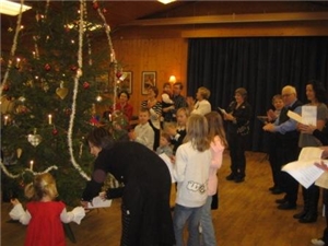 Juletrefest Hvitsten grendehus 4.1.2009