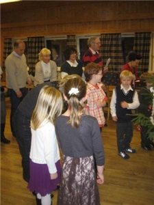 Juletrefest Hvitsten grendehus 4.1.2009