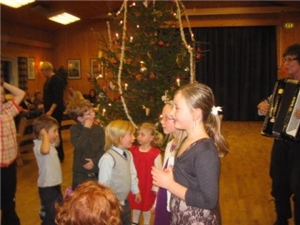 Juletrefest Hvitsten grendehus 4.1.2009