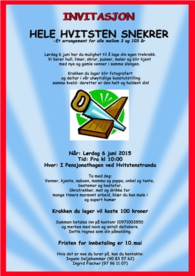 Invitasjon Snekker